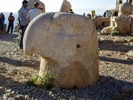 Mount Nemrut - Statue of Eagle Head on 