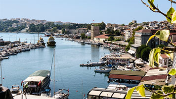 Sinop and its marina is a beautiful holiday resort on the Black Sea coast